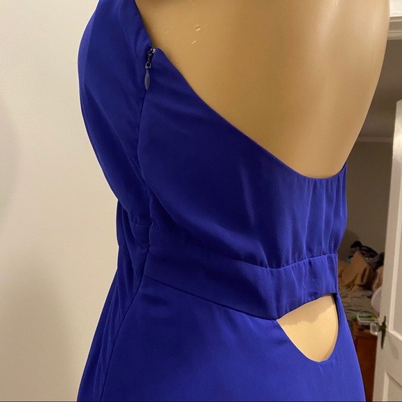 Parker Black Label Halter Ruffle Gown - Picture 3 of 10